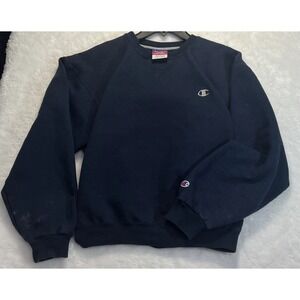 Champion Blue Sweatshirt Size‎ M  Crewneck Vintage Comfy Sporty 90s